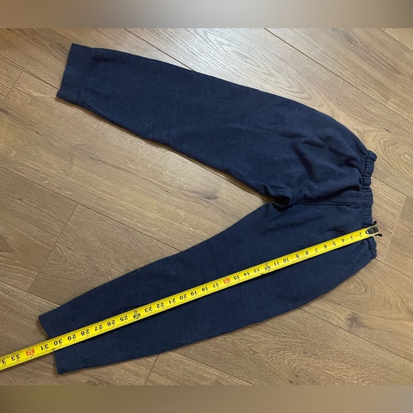 Lee Vintage Navy Blue Sweatpants Joggers drawstring Unisex - Picture 4 of 4